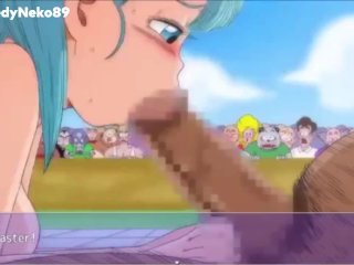 dragon ball, female orgasm, compilation, uncensored