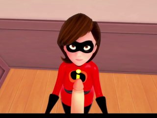 mrs incredible, anal sex, the incredibles, cartoon