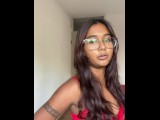 Try on haul lingerie: watch this petite Indian try on cute lingerie