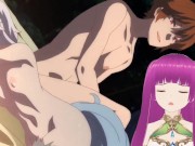 Preview 1 of VTuber Anime Girl reacting to Redo Healer Threesome in Forest FFM