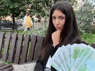 street pick up, public sex for money, beautiful girl, cum on face