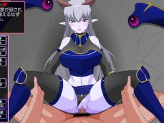 【大魔王様R 実況(体験版)】「やめよ人間っ！」強気な爆乳魔王が生中出しセックスされてしまい・・(アニメーション同人エロゲー hentai game） - Screenshot 10 of 16 - Bigtits Hentai