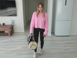 Young Athlete Loves Hard Fucking After Training.