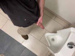 Peeing At Work💦 - Screenshot 11 of 16 - Boys Peeing