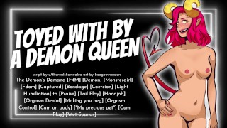 Demon Queen captura você e rouba sua porra! || FDOM Monstergirl ASMR Roleplay para Men