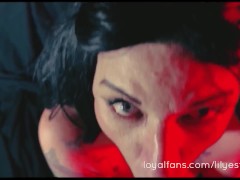 Lily Estries - the Cumpire. POV blowjob