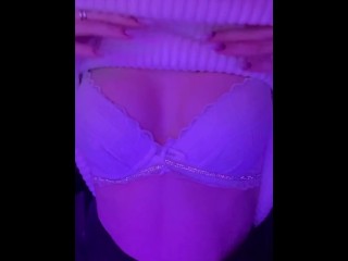 Baby Dancing Plays with her Tits