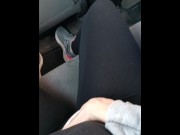 Preview 2 of Playing with my pussy in a taxi