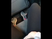 Preview 3 of Playing with my pussy in a taxi