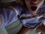 Preview 4 of HILDE_FRENCH - YOUNG WOMAN HOME ALONE MASTURBATES ON THE SOFA
