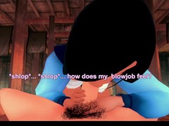3D/Anime/Hentai, Mulan Loves Sucking On A Big Cock And Taking A Facial!