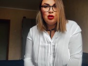 Preview 2 of Horny teacher shows how to stretch asshole for a dick. Anal sex lessons