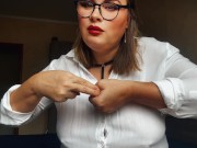 Preview 5 of Horny teacher shows how to stretch asshole for a dick. Anal sex lessons