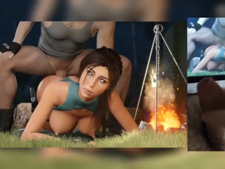 Lara Croft Fait De L’anal En Levrette