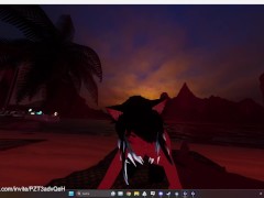 NEK0 girl rides you in Vrchat and makes Cute Sounds