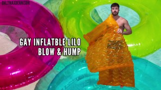 GAY INFLATABLE LILO BLOW & HUMP