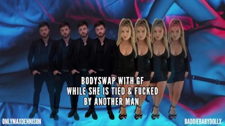 BodySwap con gf mientras ella es atada y follada por otro hombre Vista previa GRATIS