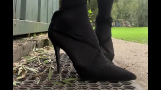 Walking in heels