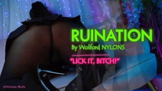 RUINATION AVEC DES NYLONS WOLFORD