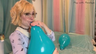 Same 14’’ Balloon, 1 Pre-stretched and 1 New (blow to pop, nail to pop)