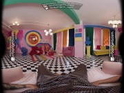 Preview 1 of VR Bangers Candyland blonde threesome VR Porn