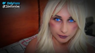 Jenifer Play Ll HALLOWEEN Girlfriend Possessed And Wakes Up To Swallow All The Cum JENIFERPLAY