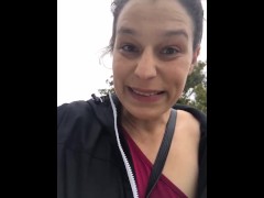 Midday stroll down drippy lane