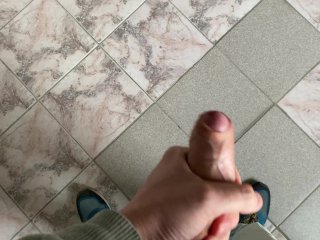 toilet masturbation, masturbation, male cum, 60fps