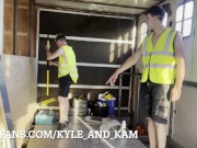 Preview 1 of Straight Construction apprentice gets fucked