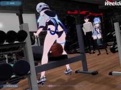 【#16駆動妖精アイディールレイズ実況】「この変態ご主人様がっ！」強気な女アンドロイドに罵倒足コキでイかされて・・(巨乳ロボット女(機械女) アクション同人エロゲー ※体験版範囲外の内容です。 - Screenshot 1 of 16 - エロゲー