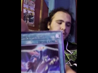 NB Person in DX Jersey Opens YuGiOh Card Booster Packs