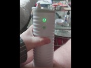 Young Chubby Guy Uses Lovense Max 2 Until He Cums