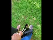 Preview 1 of Asian couple sex in public park