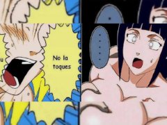 LA TETONA HINATA SIENDO FOLLADA SALVAJEMENTE JUNTO A SAMUI - MANGA DE NARUTO - [ESPAÑOL]