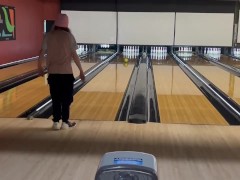 Skinny white boys slams his balls into 9 whitepins