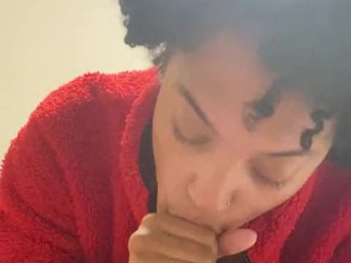 Sexy Ebony Sucking BBC