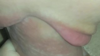 My wife sucking my best friend, perfect blowjob while cuckold watch
