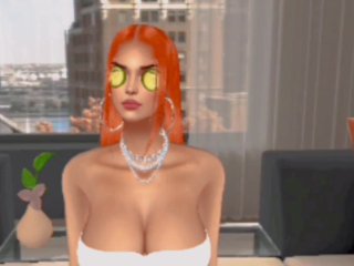 animation, colored hair, uncensored, cartoon