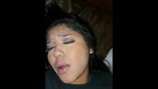 Part 2 of young latina playing with toy and taking my dick in her pussy real good