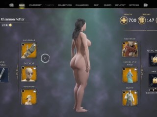 Hogwarts Legacy Custom Curvy Body Nude Mod