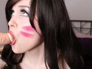 Preview 3 of Cosplay Girl Dildo Blowjob Compilation