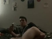 Preview 3 of Twink fucks himself with toys until he busts
