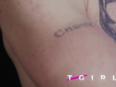 TGIRLX: Pump and Thrust - Screenshot 10 of 16 - Guy Fucks Tranny