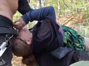 Preview 6 of Fun In The Woods- Licking Pussy, Eating Ass, FaceFuck & Doggy Used Till Creampie