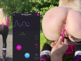 Skating In Public With Remote Controlled Vibrator Leads To Hot ANAL CREAMPIE & CUMSHOT
