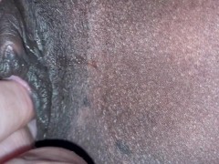 Playing and teasing my sweet little black pussy he could not keep it in and cummed twice - Screenshot 9 of 16 - Sugar Daddy