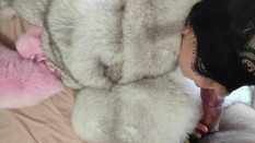 Girls in Fur coat