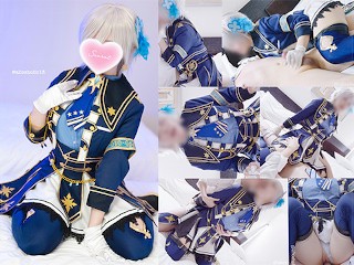 💙【AliceHolic13】 Idol Game Cosplaying Stage Costume Creampie Compilation Hentai Video