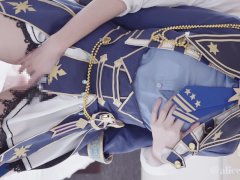 💙【AliceHolic13】 Idol Game Cosplaying stage costume creampie compilation hentai video
