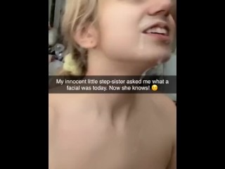 Loving Step-Bro Teaches new Step-Sis about Facials